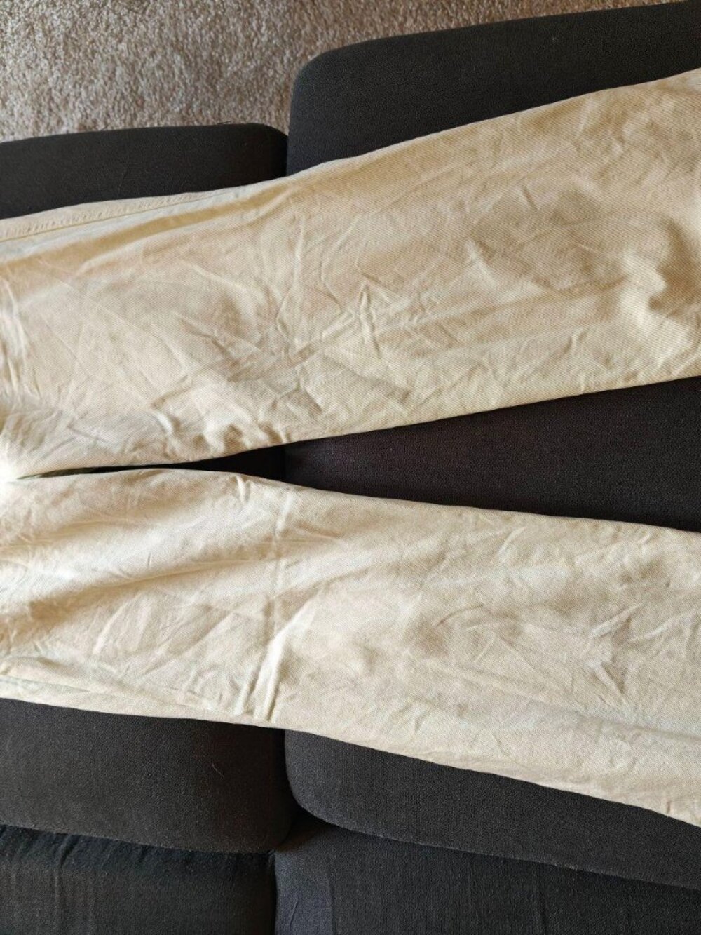 Mango Women's Green Straight Leg Jeans